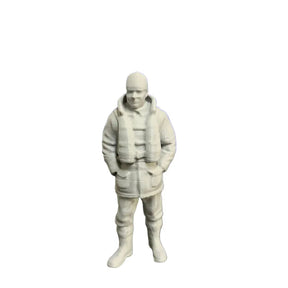 Model Boat Crew Figure with Lifejacket - Model Realm