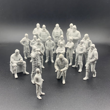 Model Boat Fittings Crew Figures