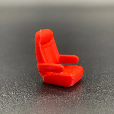 Model Boat Seat in Red