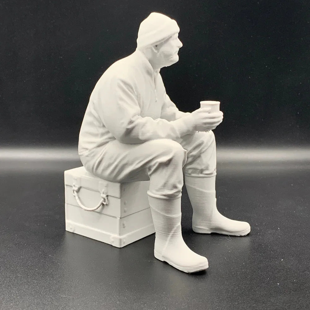 Model boat Crew Figure Coffee Break