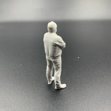 Model boat crew figure fisherman