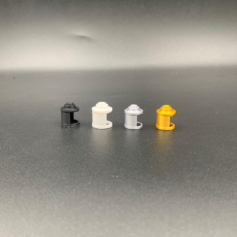 Multiple colour navigation lamp housing shells for model boats and marine scale detailing