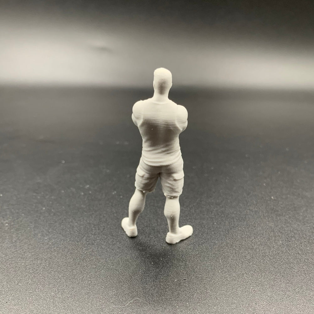 Model Shown 1/32 Scale Muscular Crew Figure – Arms Folded – Summer Collection