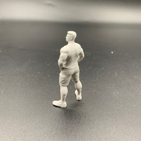 Muscular Crew Figure – Hands in Pockets – Summer Collection picture 1/32 scale model boat crew figure