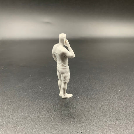 scale in picture is 1/32 Muscular Crew Figure – Using Phone – Summer Collection