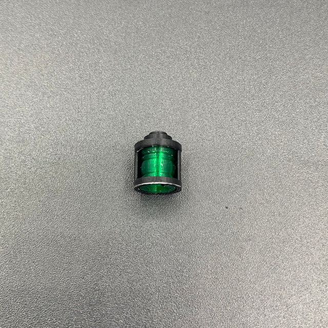 Navigation Lamp Translucent Dark Green Lens