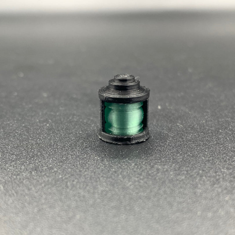 Navigation Lamp Translucent Green Lens Model Boat Fittings