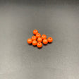 Orange plastic fishing boat net floats, 10mm, pack of 10 – model boat fittings
