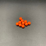 Orange plastic fishing boat net floats, 10mm, pack of 10 – model boat fittings