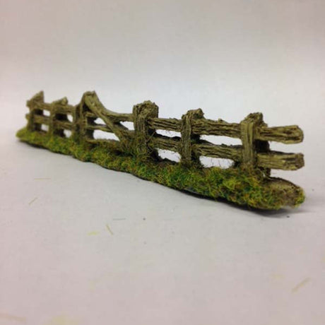 Weathered Fence + Gate model railway