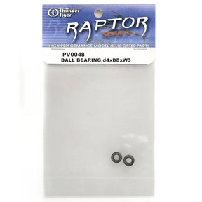 PV0048 Ball Bearing X 2 D4 x D8 x W3 - Model Realm