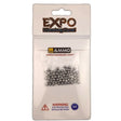 Pack of 50 high-quality stainless steel paint stirring balls,