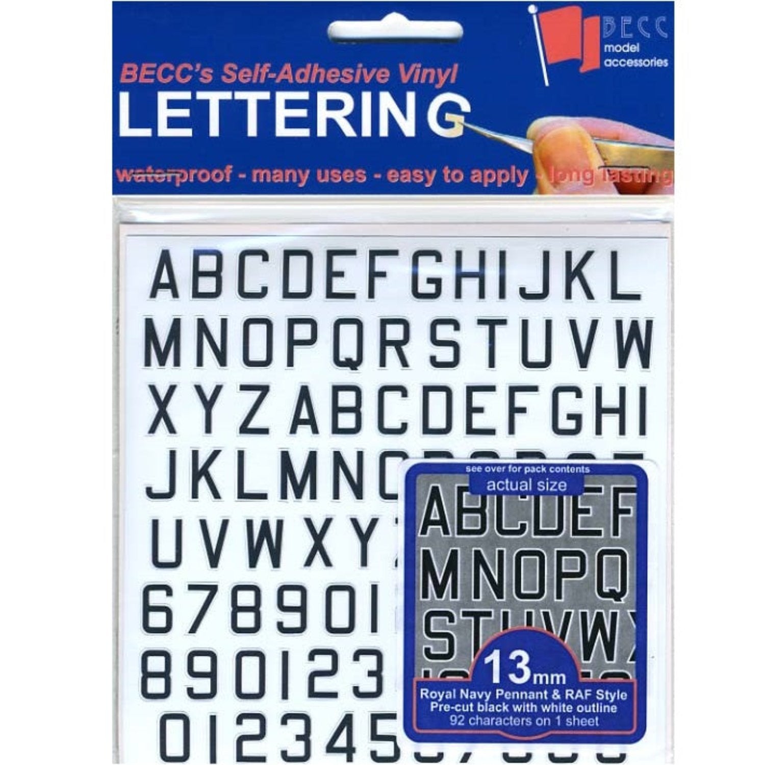 Pennant Lettering RN & RAF -  -  - Model Realm