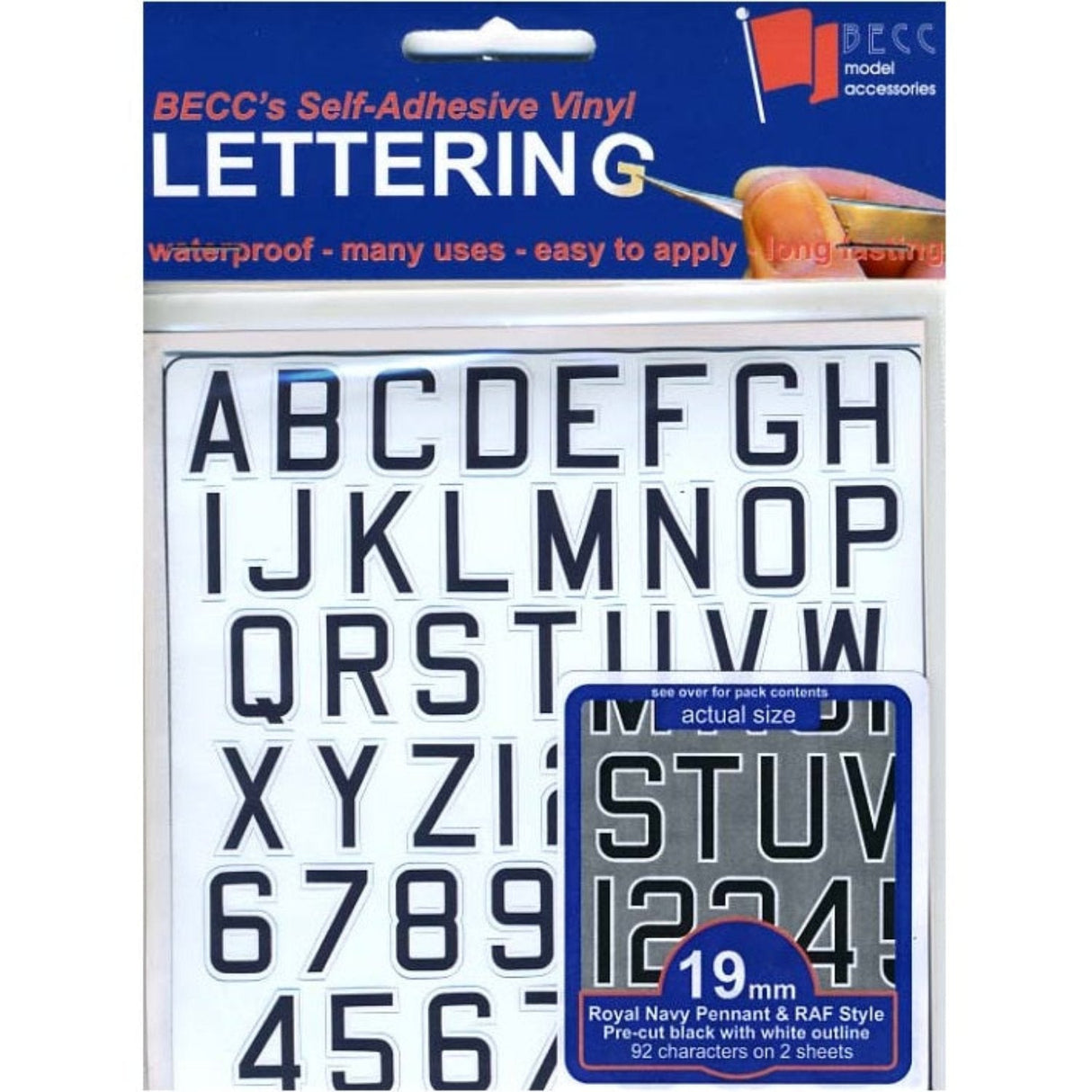 Pennant Lettering RN & RAF -  -  - Model Realm