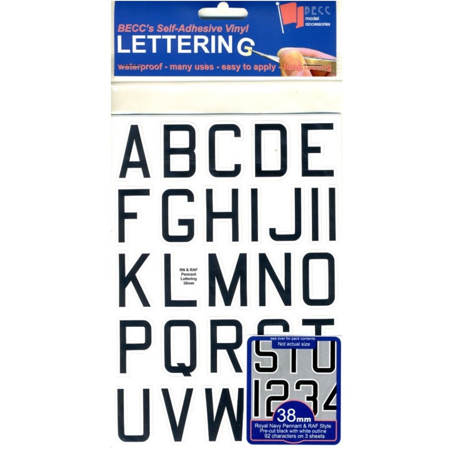 Pennant Lettering RN & RAF -  -  - Model Realm