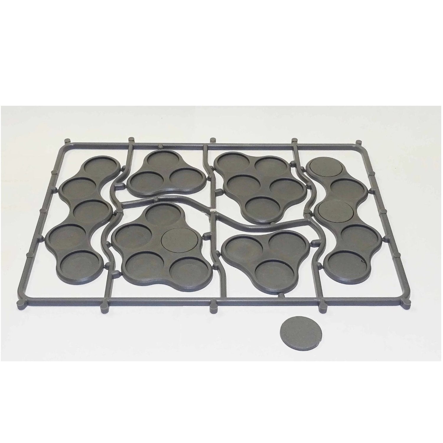 Plastic Bases Set 10. Skirmish movement trays for 20mm round bases -  -  - Model Realm