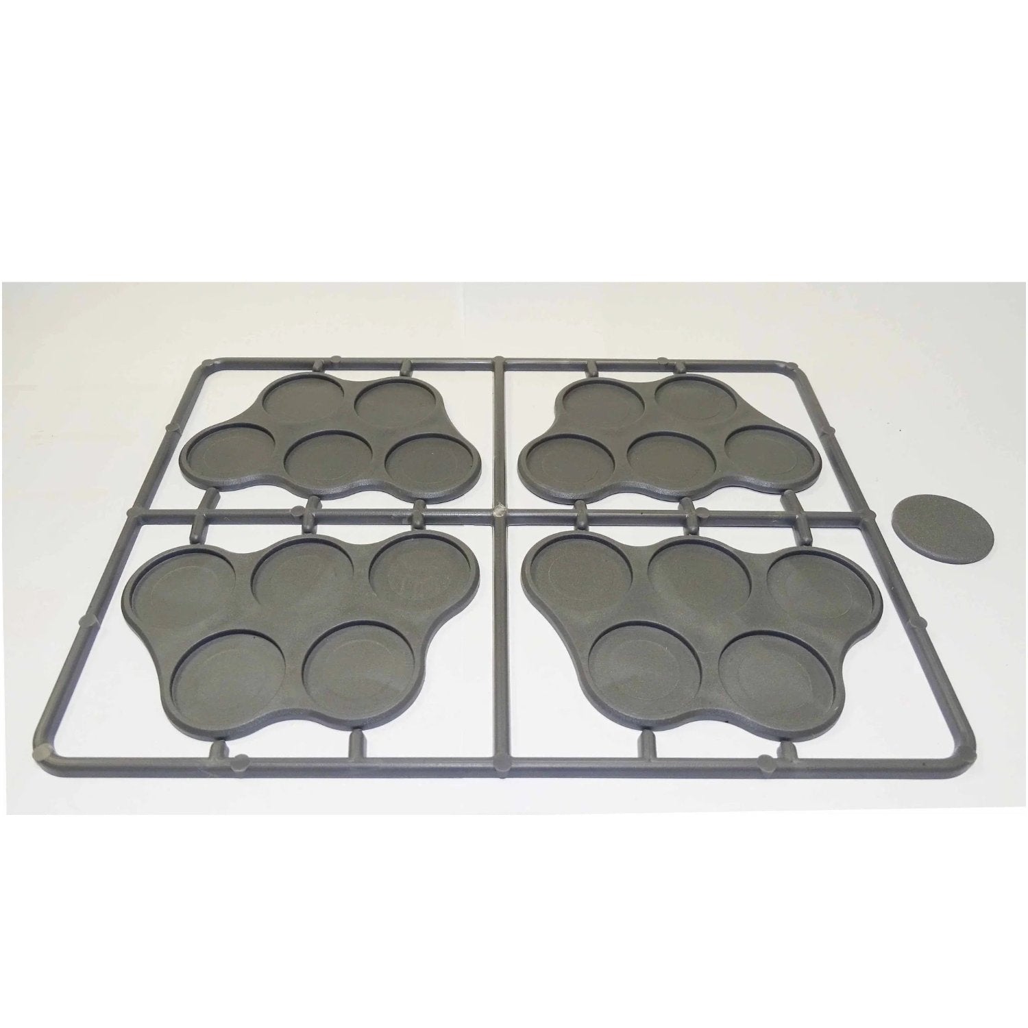 Plastic Bases Set 8. Skirmish movement trays for 25mm round bases -  -  - Model Realm