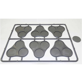 Plastic Bases Set 9. Skirmish movement trays for 25mm round bases. - Model Realm