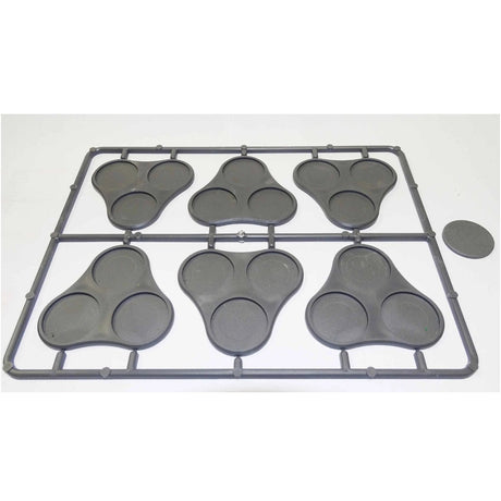 Plastic Bases Set 9. Skirmish movement trays for 25mm round bases. -  -  - Model Realm