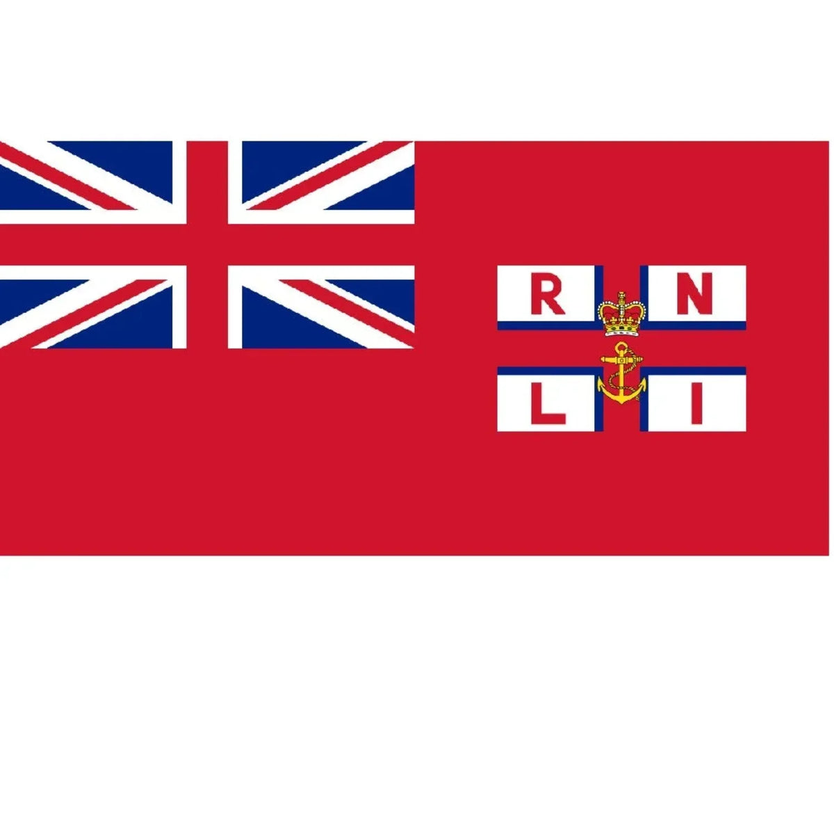 Model Boat Flags BECC RNLI Red Ensign Cotton Flag 10mm | Model Boat Flags | Model Realm