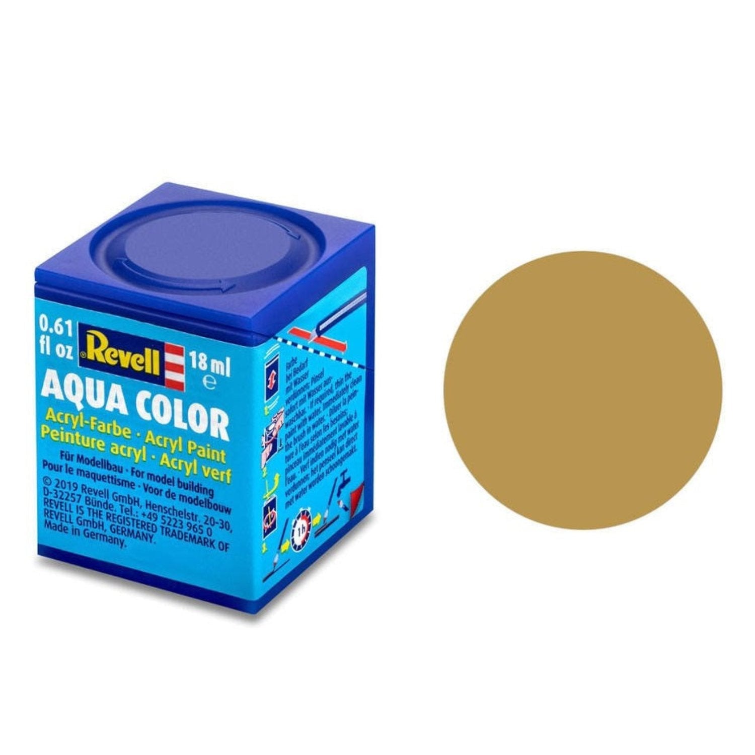 Revell Aqua Color #16 Sandy Yellow Matt 18ml -  -  - Model Realm