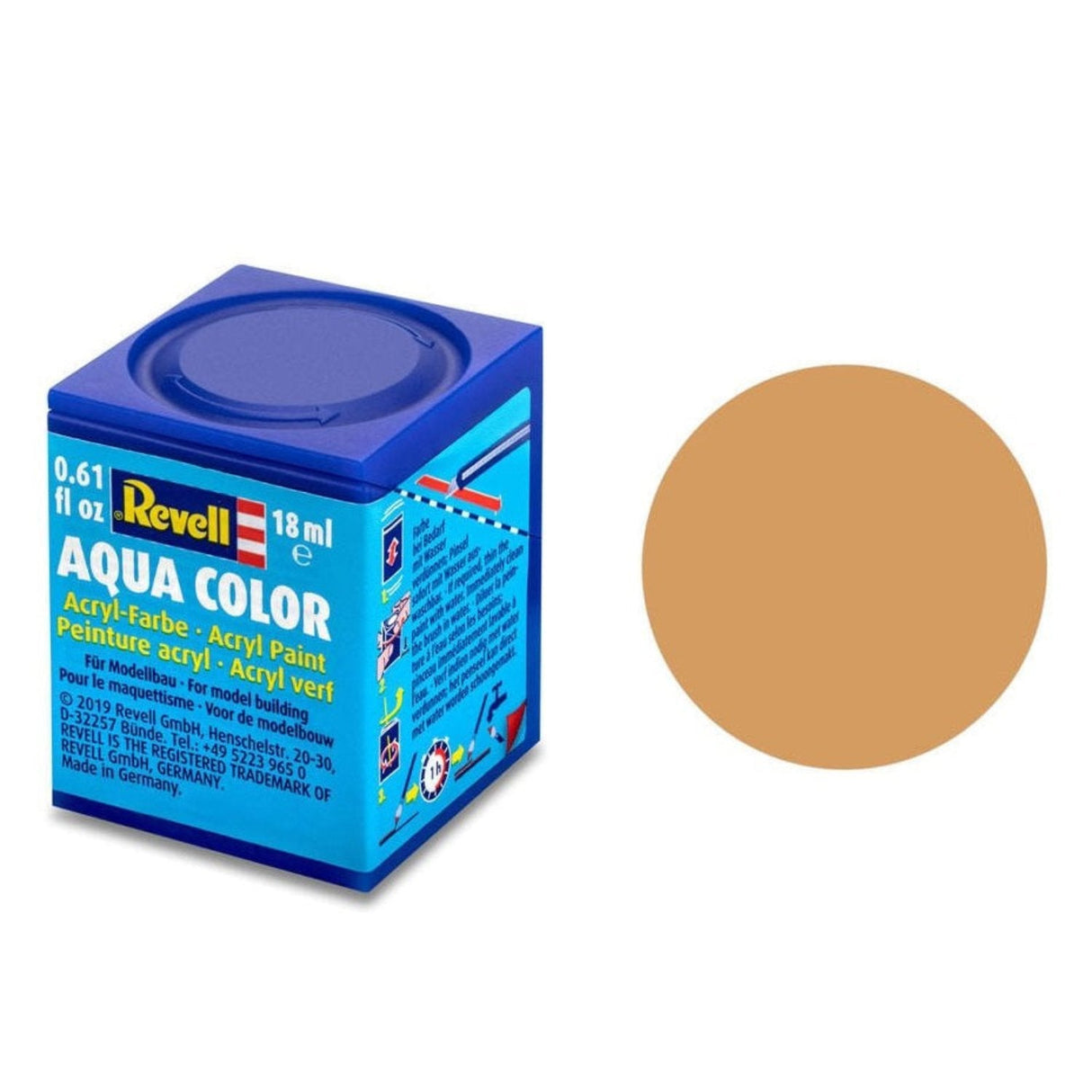Revell Aqua Color #17 Africa Brown Matt 18ml -  -  - Model Realm