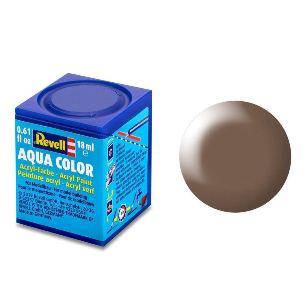 Revell Aqua Color #381 Brown Silk 18ml -  -  - Model Realm