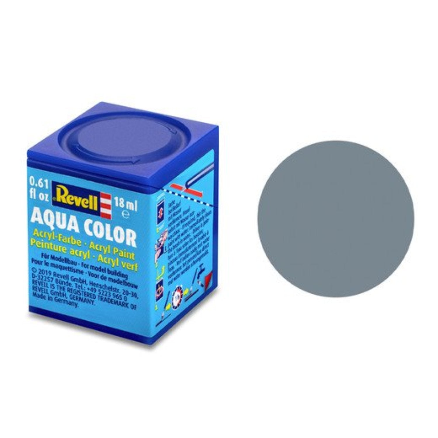 Revell Aqua Color #57 Grey Matt 18ml -  -  - Model Realm