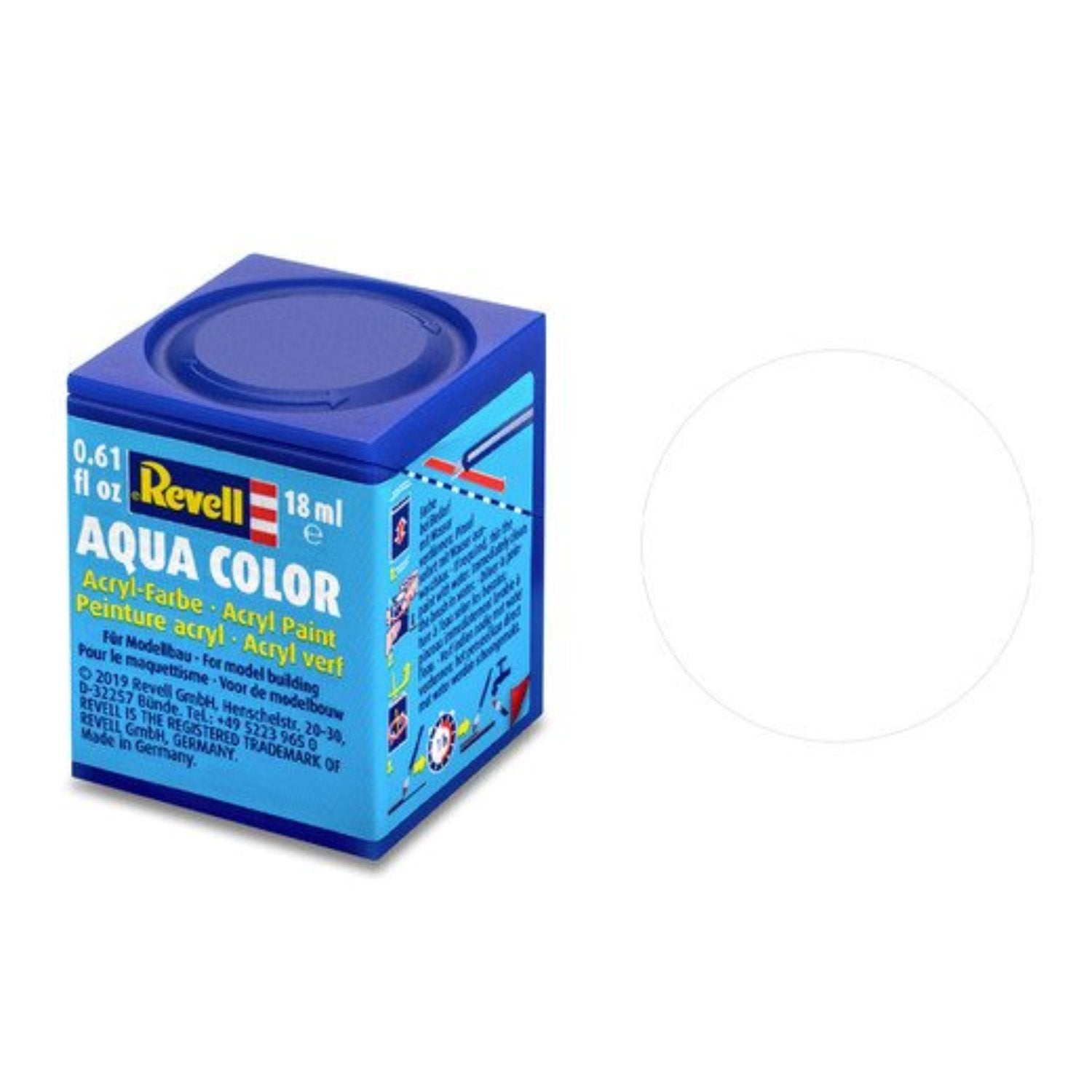 Revell Aqua Color #5 White Matt 18ml -  -  - Model Realm