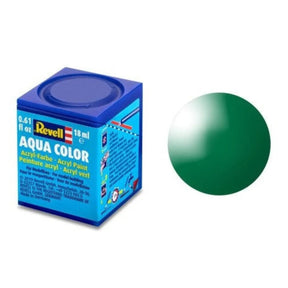 Revell Aqua Color #61 Emerald Green Gloss 18ml - Model Realm