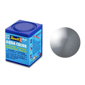 Revell Aqua Color #91 Steel Metallic 18ml - Model Realm