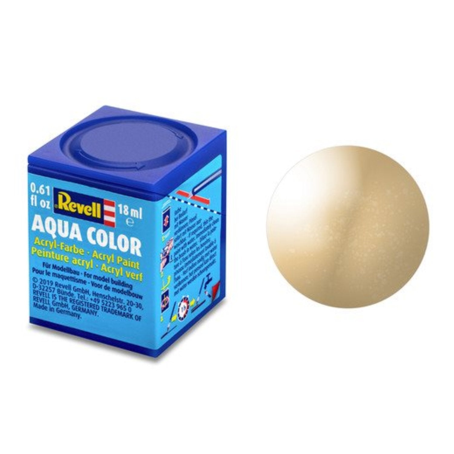 Revell Aqua Color #94 Gold Metallic 18ml -  -  - Model Realm