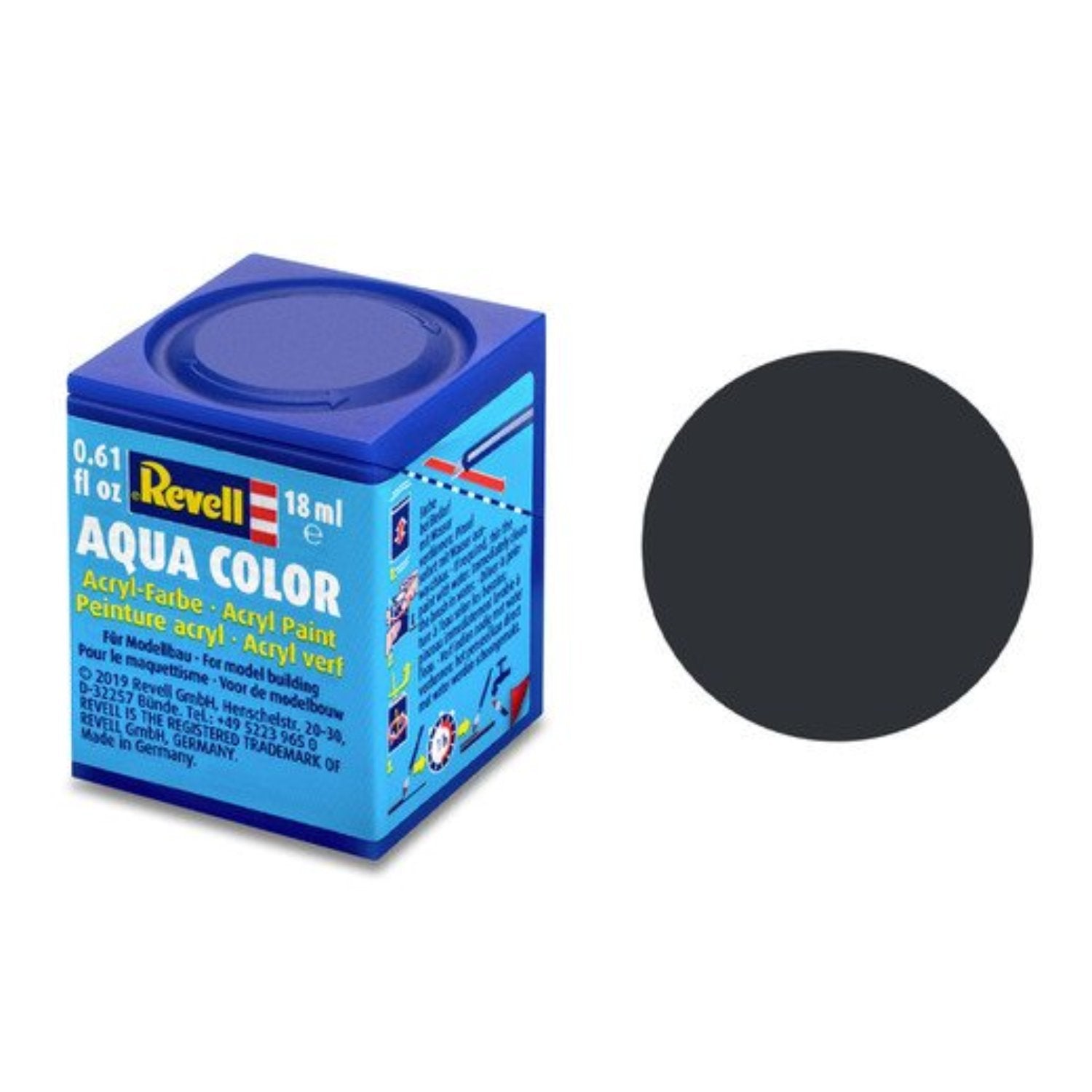 Revell Aqua Color #9 Anthracite Grey Matt 18ml -  -  - Model Realm