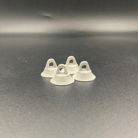Rope cap components for scale model buoys and fenders