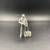 Scale crew figure for dioramas and model boats