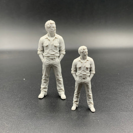 Scale figure of a working man for model boat crew and nautical scenes