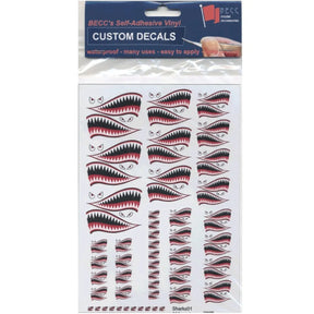 Sharks Teeth Decals - Model Realm