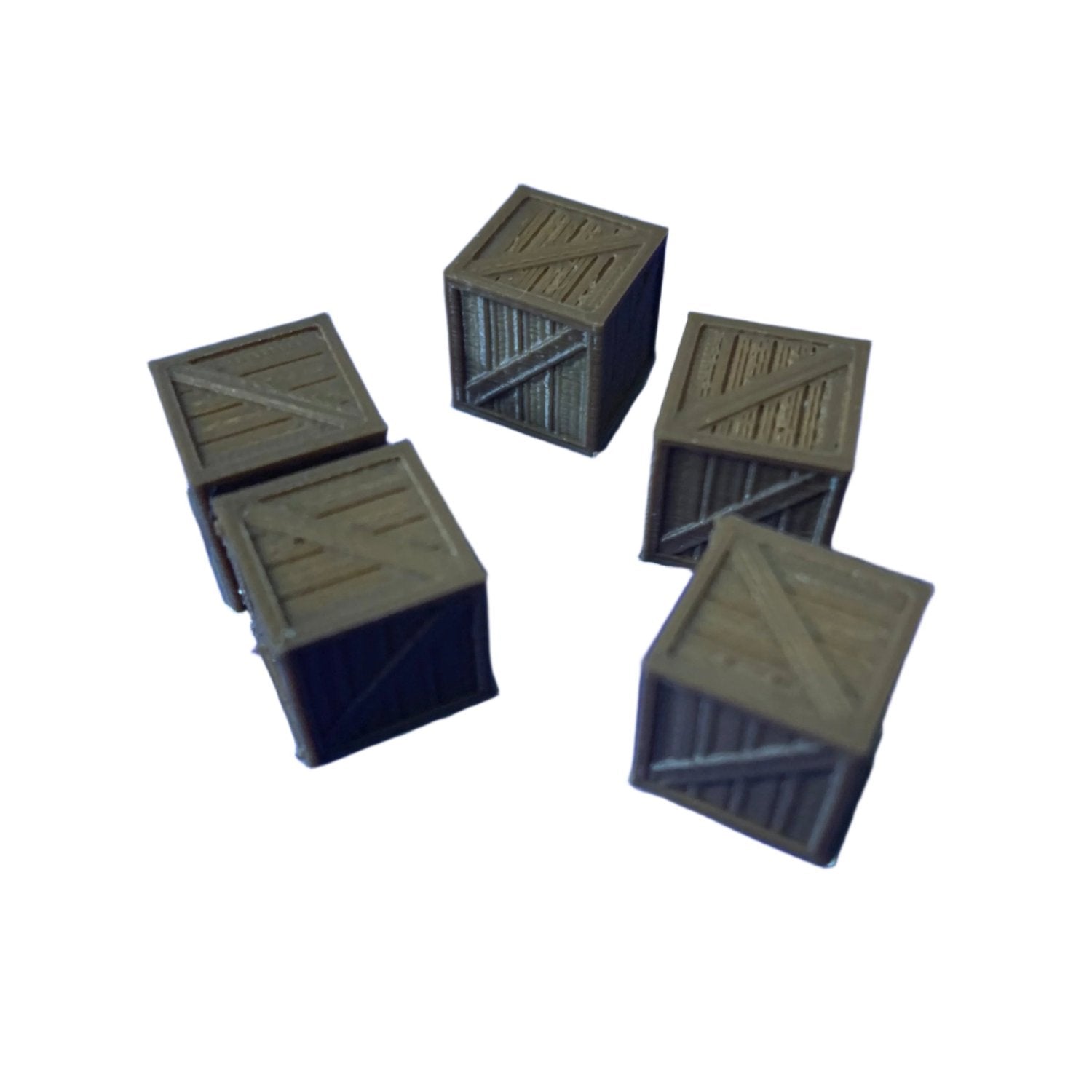 Shipping Crates 12 x 12mm -  -  - Model Realm