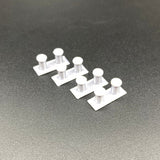 Silver Bollards pack of 4 Model Boat Ship Spares