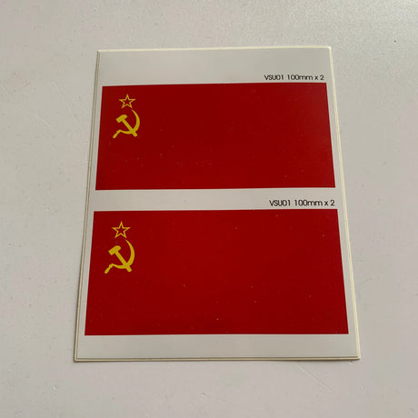 Soviet Union Flag 2 X 100mm