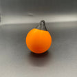 Spherical model boat marker buoy with end caps for fishing and harbour detailing