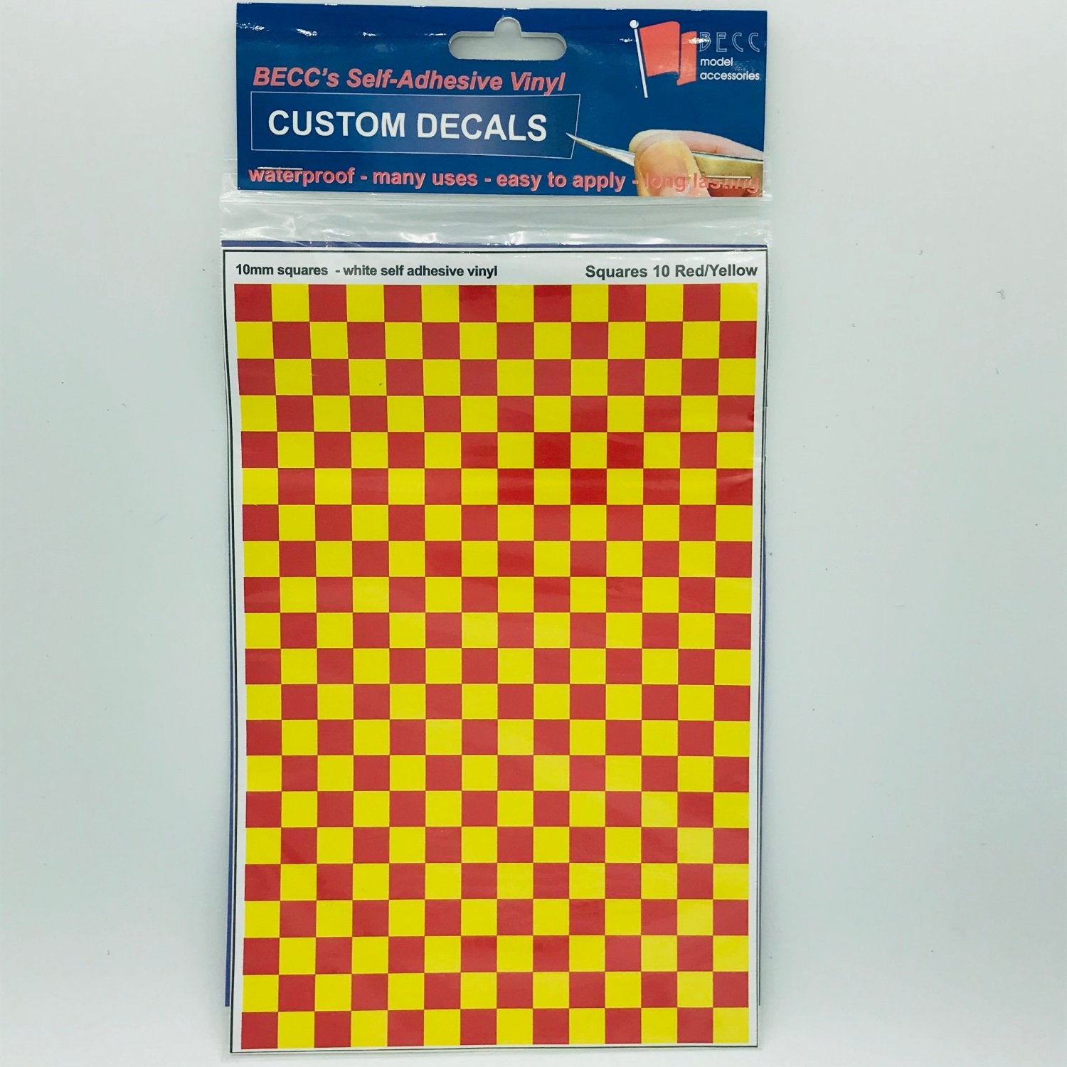 Squares Red & Yellow 5mm -  -  - Model Realm