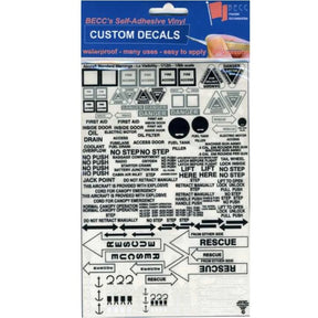 Standard Aircraft Warnings Low Visibility 1:6-1:12 - Model Realm