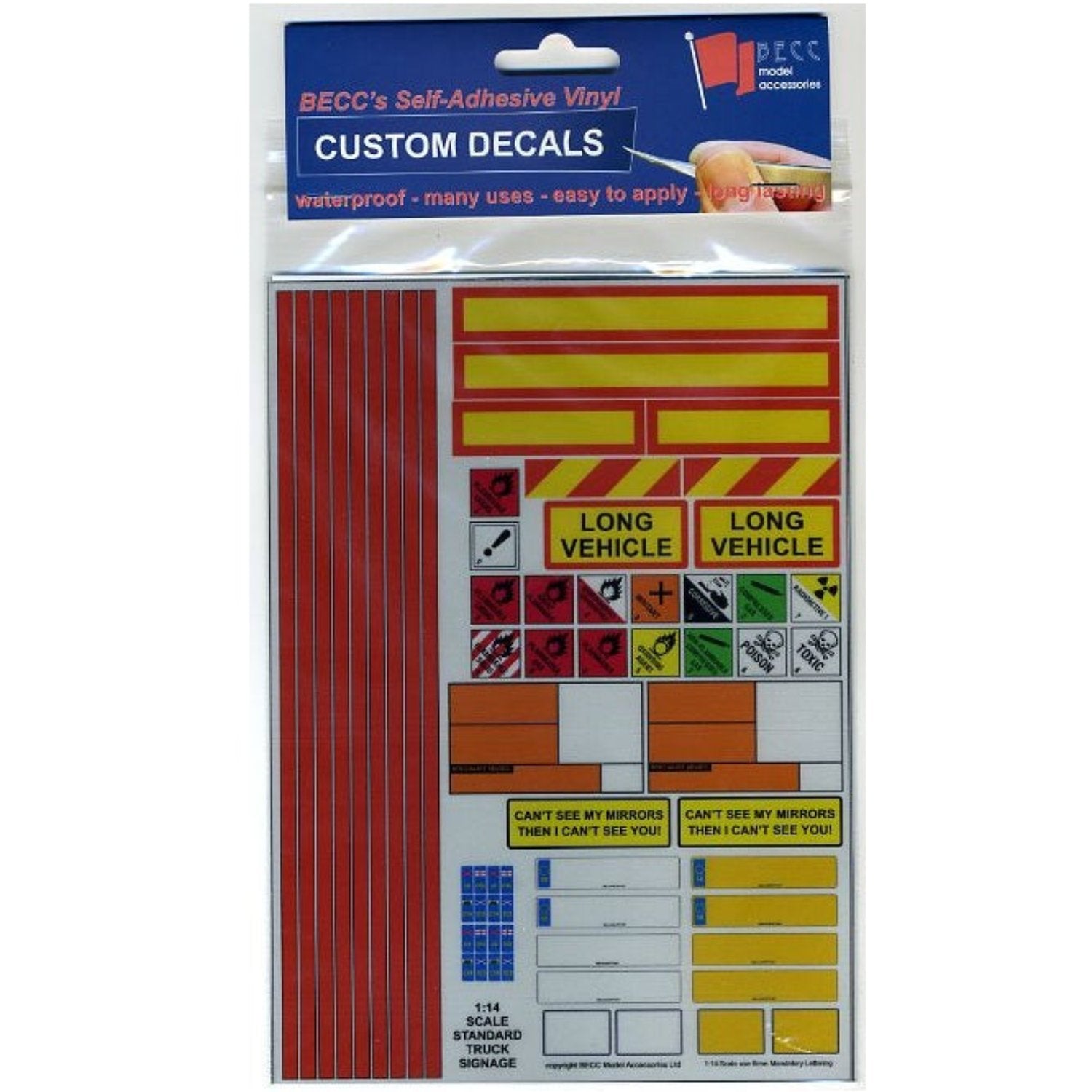 Standard Truck Signage -  -  - Model Realm