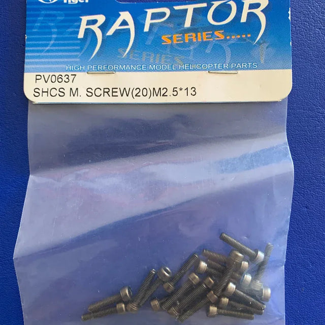 Thunder Tiger PV0637 M2.5 X 12 Screws