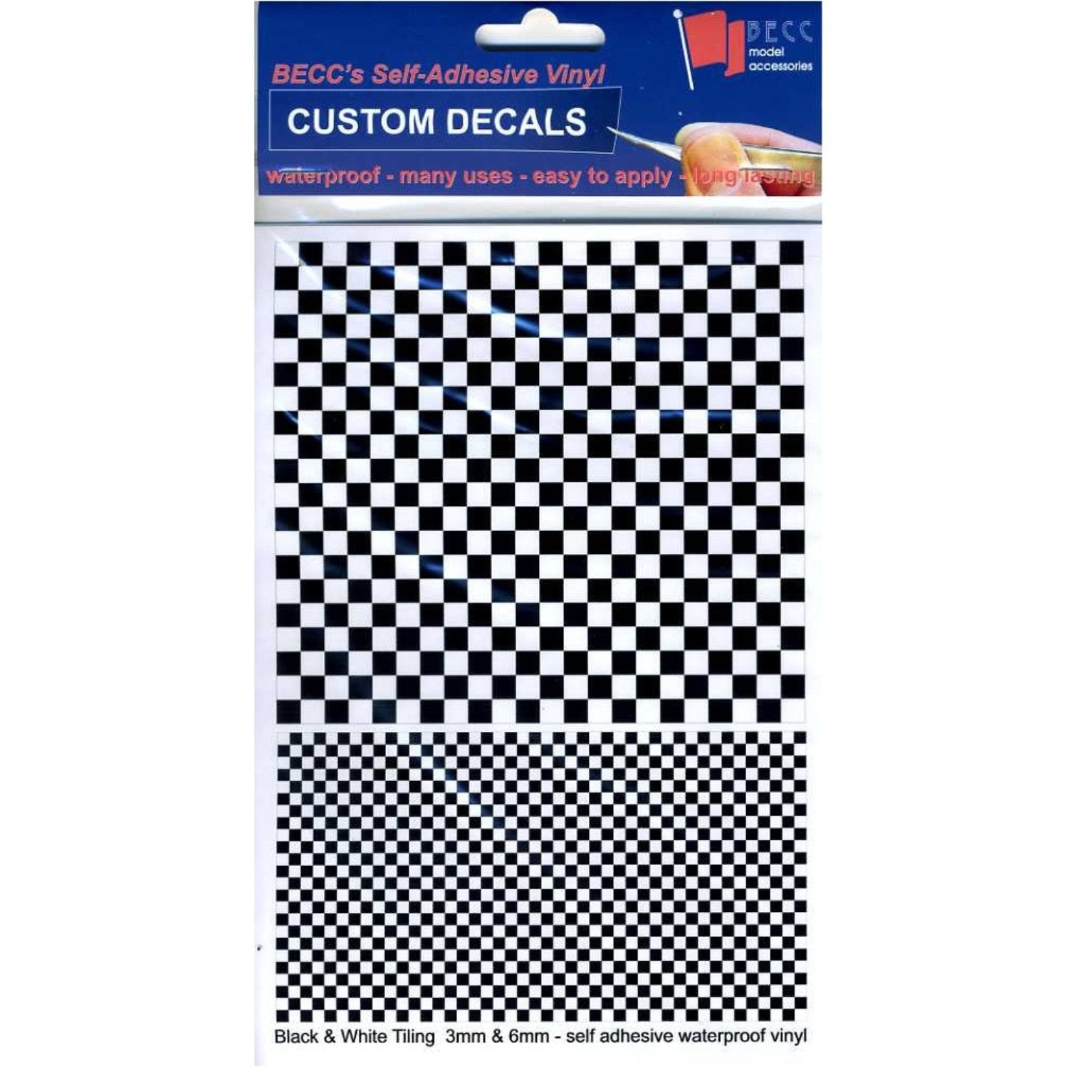 Tiles Square Black & White -  -  - Model Realm