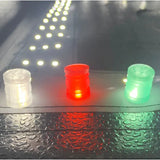 Red Green Clear Translucent Navigation Lamps for model boat fittings
