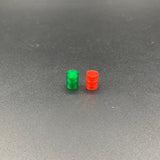 Translucent Navigation Lamps Red and Dark Green