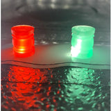 Translucent Navigation Lamps Red and Green model boat fittings