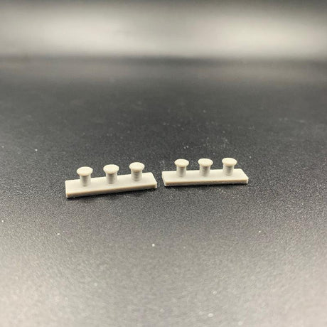 Triple Bollards by SparkFrame Studios Model boat fittings